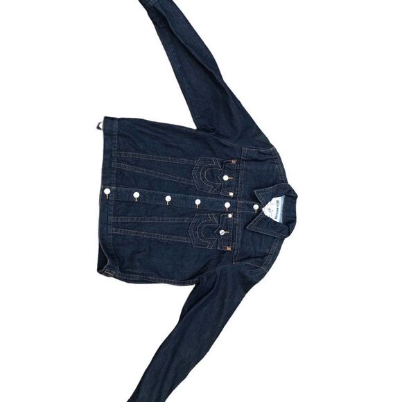 Vintage True Religion Jean Jacket Medium Trucker Jacket - Picture 7 of 13